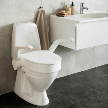 Etac Toilettensitzerhöhung MY-LOO fest 6cm mit Armlehnen